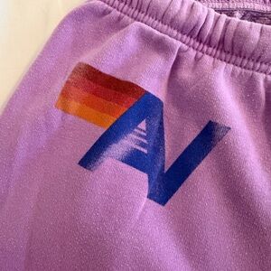 Aviator Nation Women's Purple Sweatpants